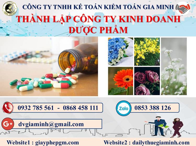 Thủ tục thành lập công ty kinh doanh dược phẩm tại Thái Nguyên
