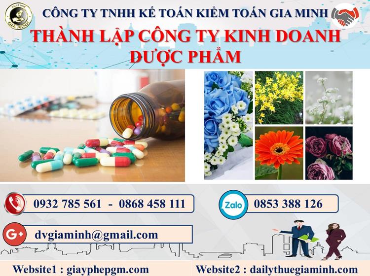 Thủ tục thành lập công ty kinh doanh dược phẩm tại Thanh Hóa