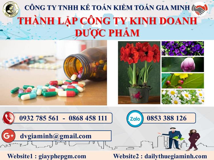 Thủ tục thành lập công ty kinh doanh dược phẩm tại Thành Phố Huế