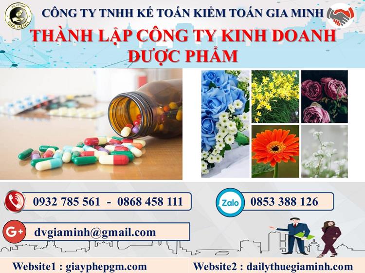 Thủ tục thành lập công ty kinh doanh dược phẩm tại Tiền Giang