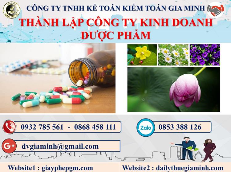 Thủ tục thành lập công ty kinh doanh dược phẩm tại TP Hồ Chí Minh