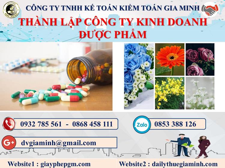 Thủ tục thành lập công ty kinh doanh dược phẩm tại Trà Vinh