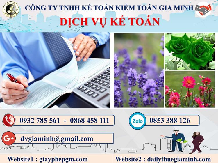 Trình tự dịch vụ kế toán tại Huyện Phong Điền