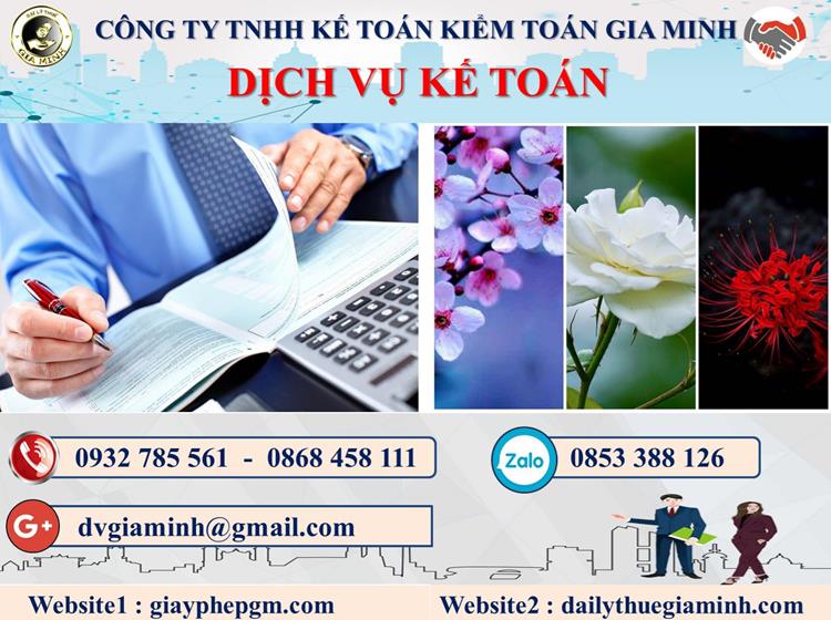 Trình tự dịch vụ kế toán tại Quận Tân Phú
