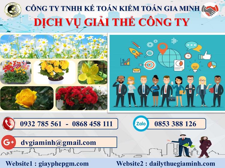 Trình tự dịch vụ giải thể công ty trọn gói ở Đắk Lắk
