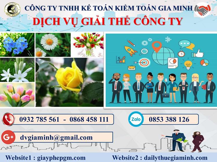 Trình tự dịch vụ giải thể công ty trọn gói ở Hà Nội