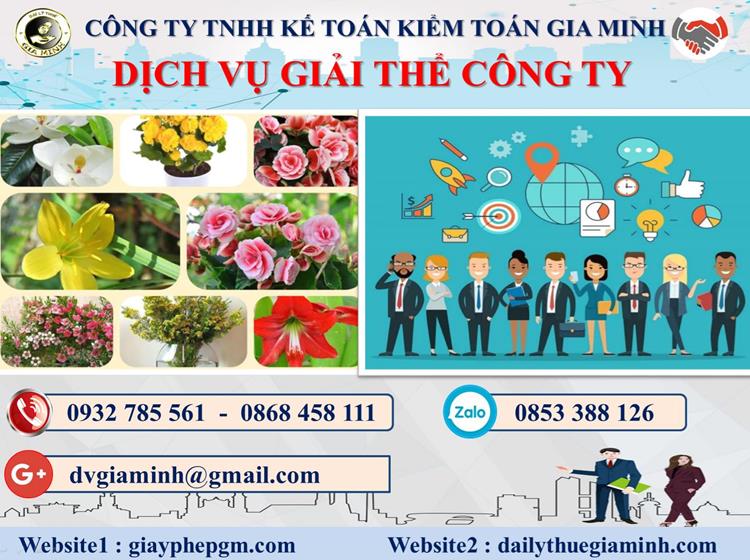 Trình tự dịch vụ giải thể công ty trọn gói ở Hà Tĩnh