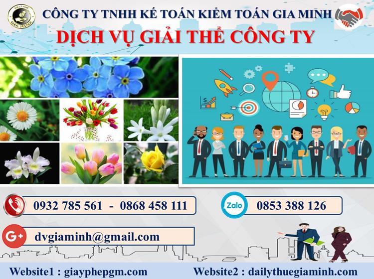 Trình tự dịch vụ giải thể công ty trọn gói ở Huyện Bình Chánh