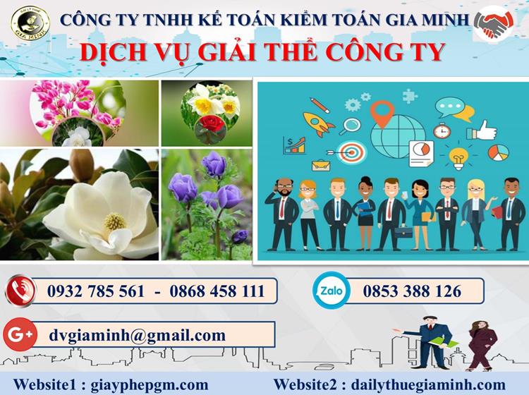 Trình tự dịch vụ giải thể công ty trọn gói ở Huyện Hoàng Sa