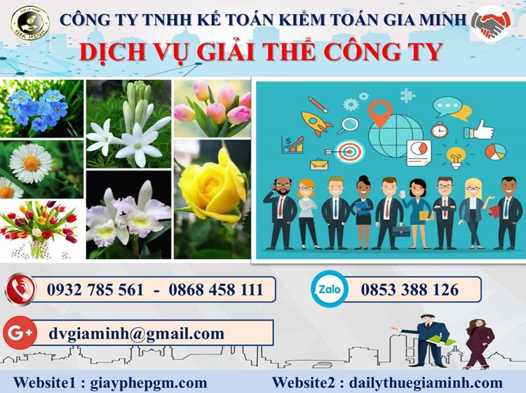 Trình tự dịch vụ giải thể công ty trọn gói ở Huyện Hóc Môn