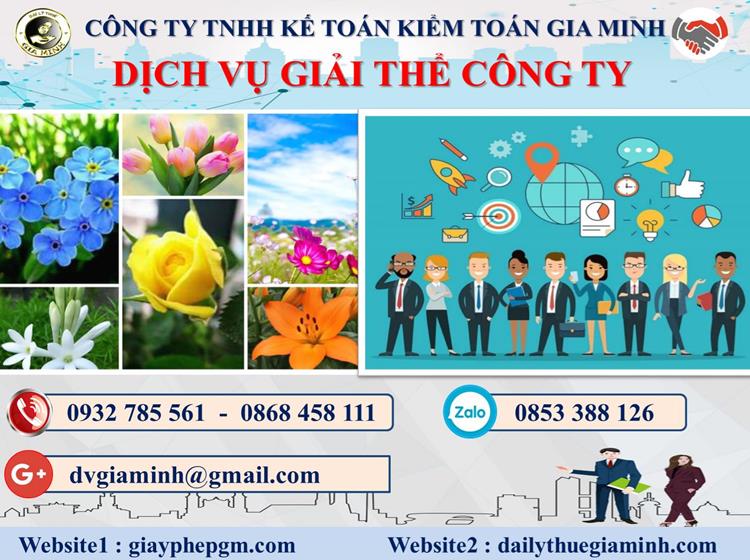 Trình tự dịch vụ giải thể công ty trọn gói ở Huyện Thường Tín