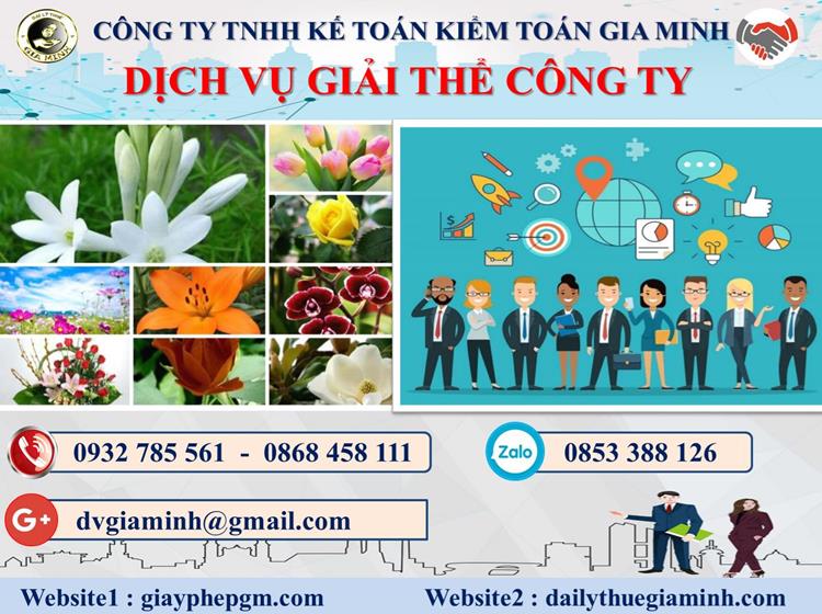 Trình tự dịch vụ giải thể công ty trọn gói ở Huyện Ứng Hòa