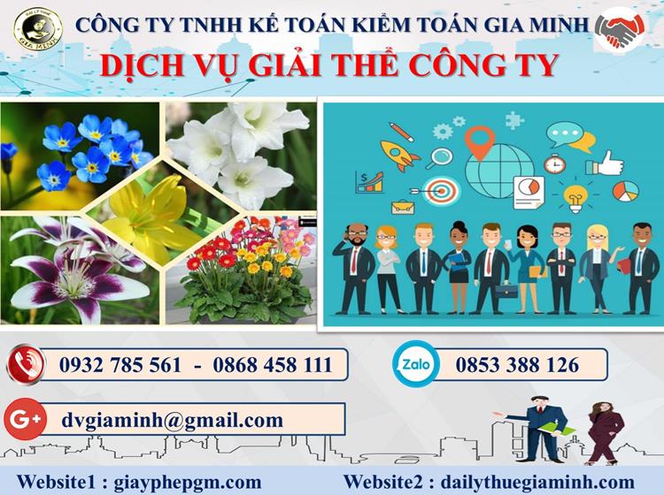 Trình tự dịch vụ giải thể công ty trọn gói ở Ninh Bình