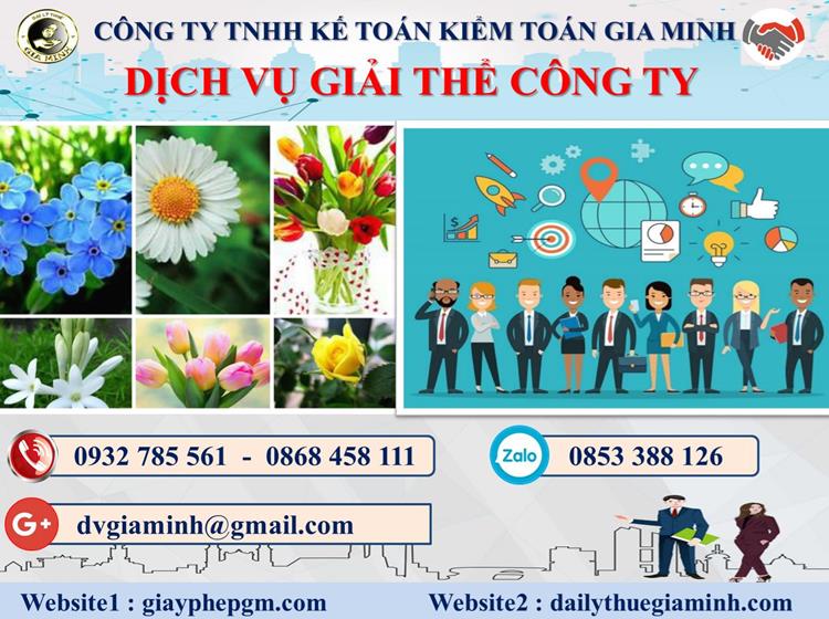 Trình tự dịch vụ giải thể công ty trọn gói ở Quận Gò Vấp
