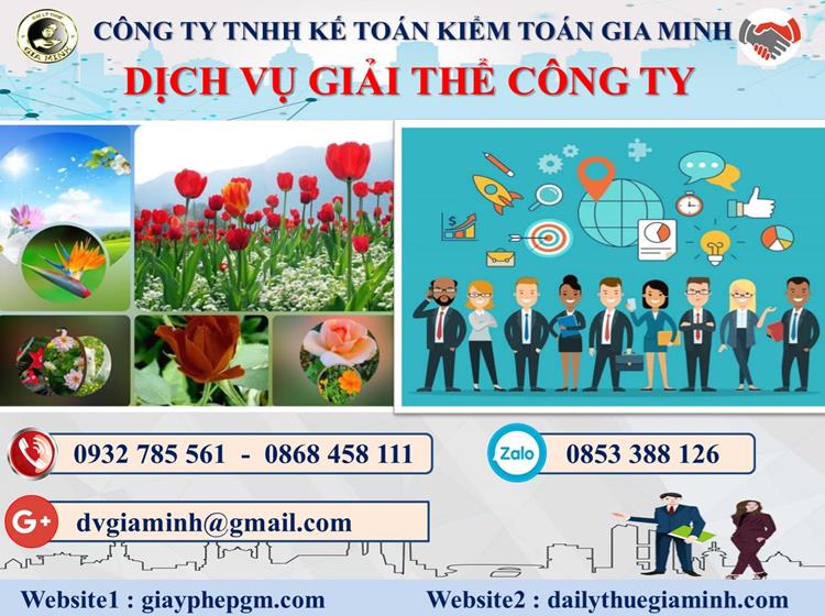 Trình tự dịch vụ giải thể công ty trọn gói ở Quận Hải Châu