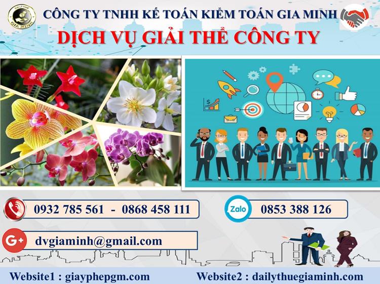 Trình tự dịch vụ giải thể công ty trọn gói ở Quận Long Biên