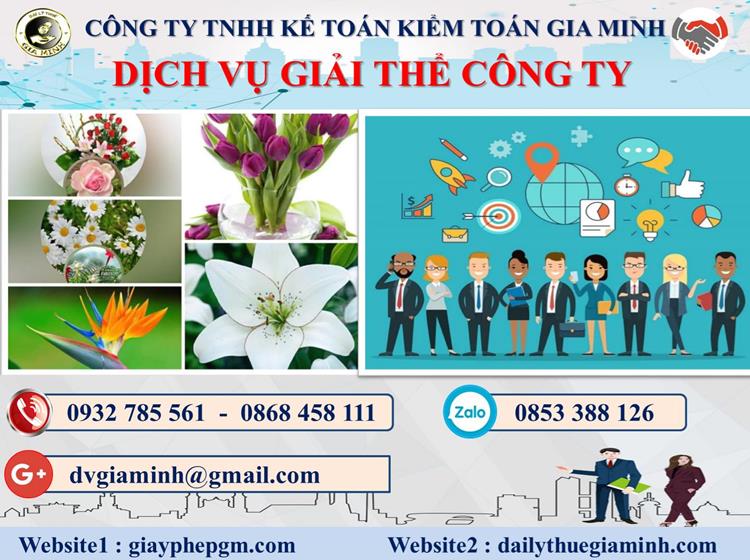 Trình tự dịch vụ giải thể công ty trọn gói ở Quận Ninh Kiều