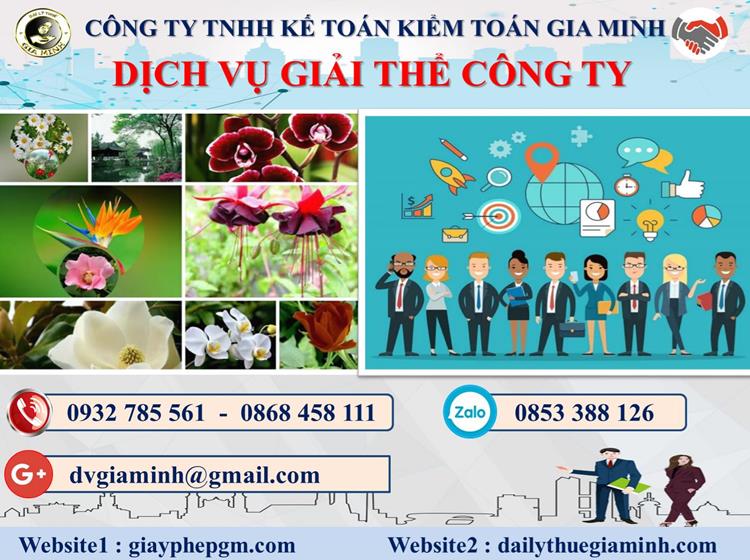 Trình tự dịch vụ giải thể công ty trọn gói ở Tây Ninh