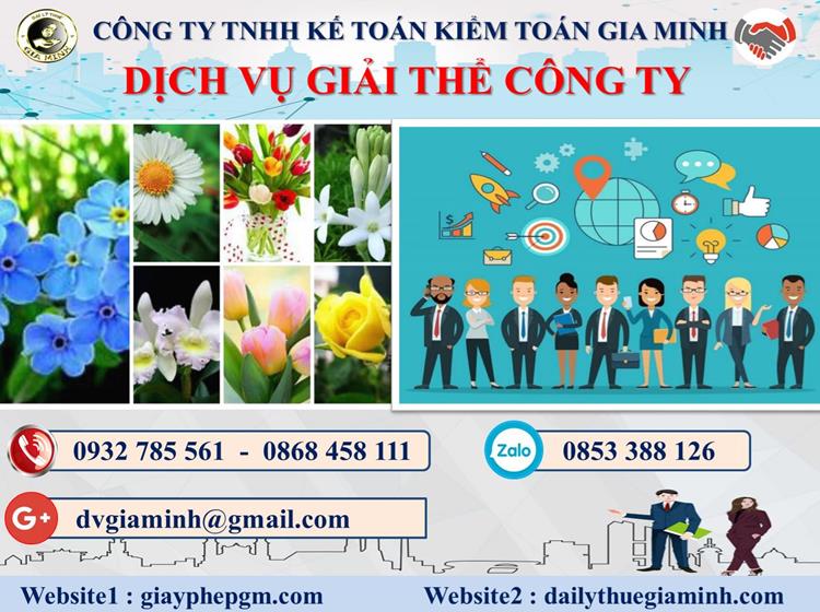 Trình tự dịch vụ giải thể công ty trọn gói ở TP Hà Nội