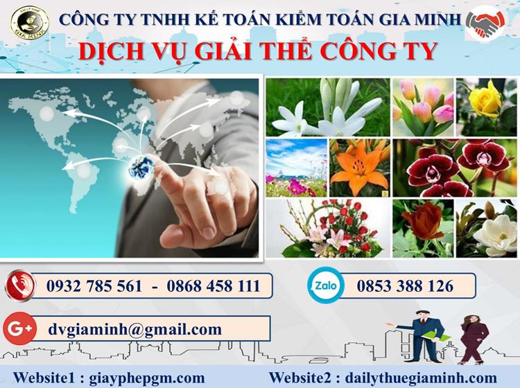 Trình tự thủ tục giải thể công ty tại Huyện Hòa Vang