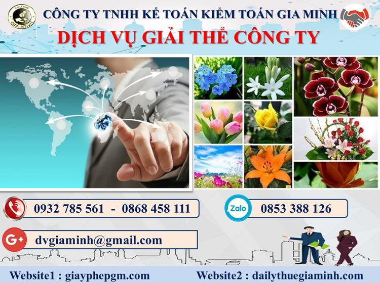 Trình tự thủ tục giải thể công ty tại Ninh Thuận