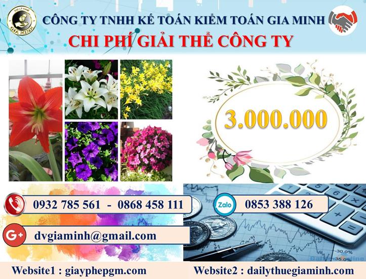 Chi phí dịch vụ giải thể công ty nhanh gọn uy tín Bắc Ninh