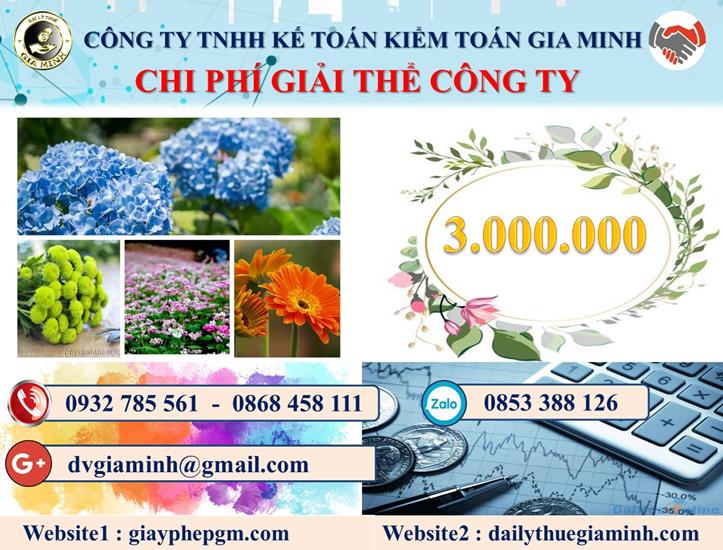 Chi phí dịch vụ giải thể công ty nhanh gọn uy tín Quận Ninh Kiều