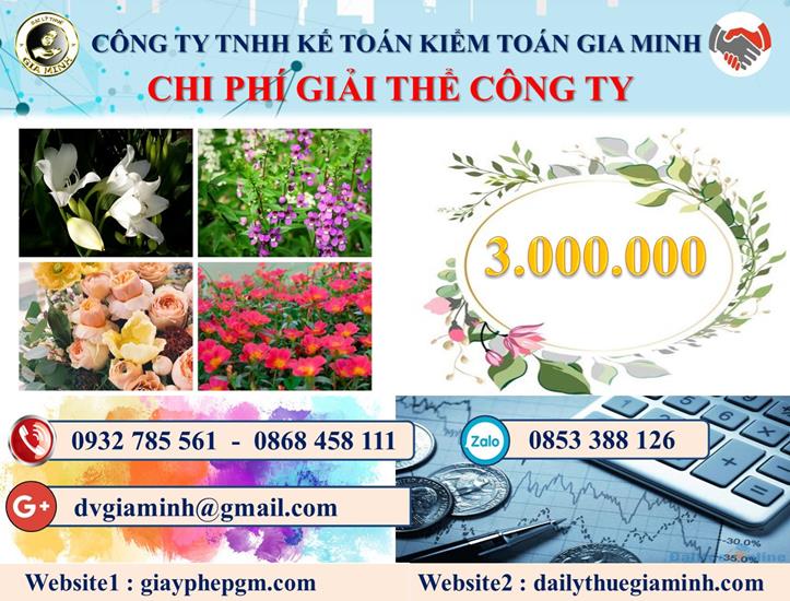 Chi phí dịch vụ giải thể công ty nhanh gọn uy tín Quận Thanh Xuân