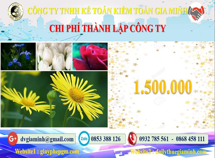 Chi phí dịch vụ thành lập công ty ở Bắc Ninh