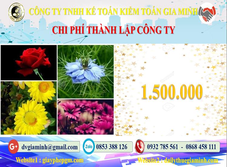 Chi phí dịch vụ thành lập công ty ở Bình Phước