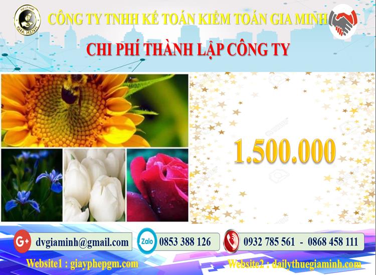 Chi phí dịch vụ thành lập công ty ở Điện Biên