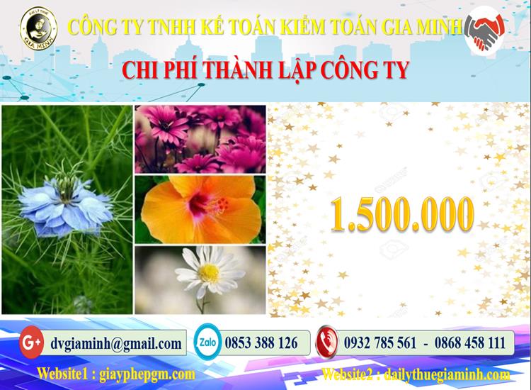 Chi phí dịch vụ thành lập công ty ở Hà Tĩnh