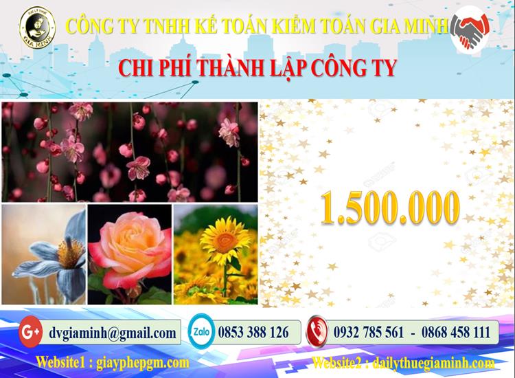 Chi phí dịch vụ thành lập công ty ở Huyện Thới Lai