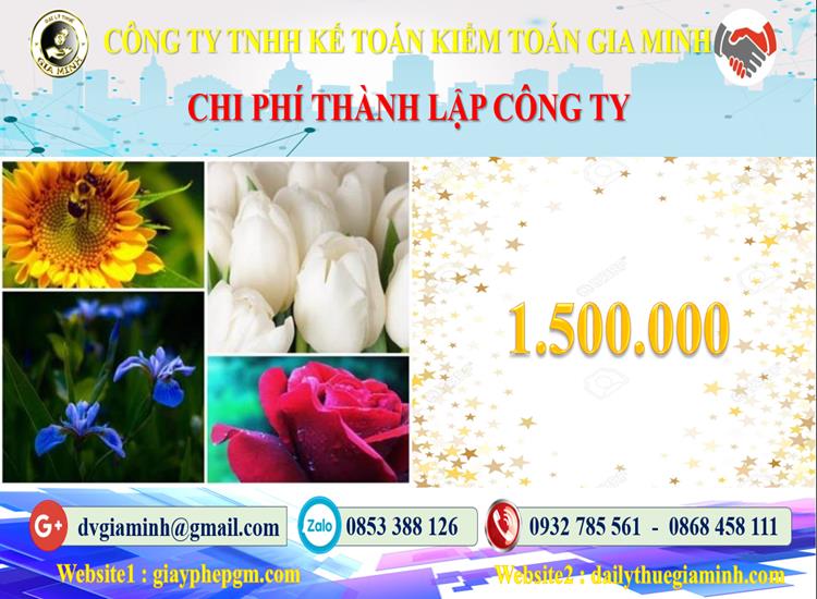 Chi phí dịch vụ thành lập công ty ở Quận Tân Phú