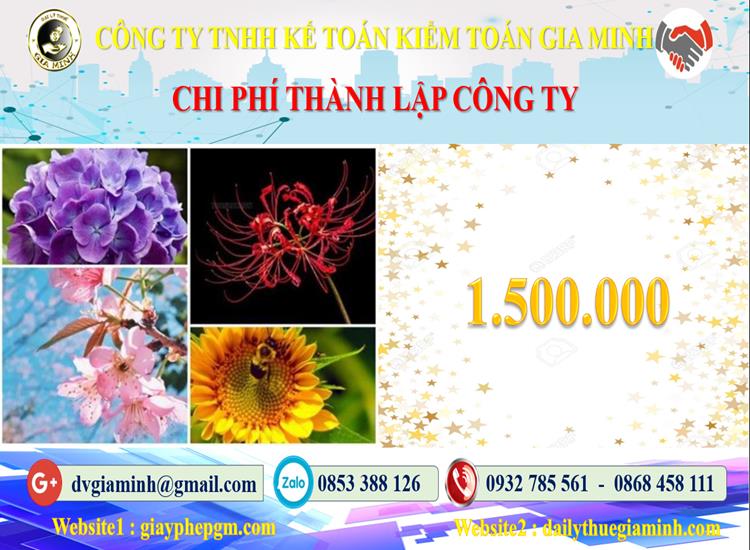Chi phí dịch vụ thành lập công ty ở Thừa Thiên Huế