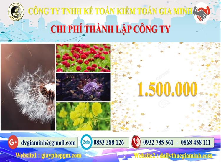 Chi phí dịch vụ thành lập công ty ở Tiền Giang