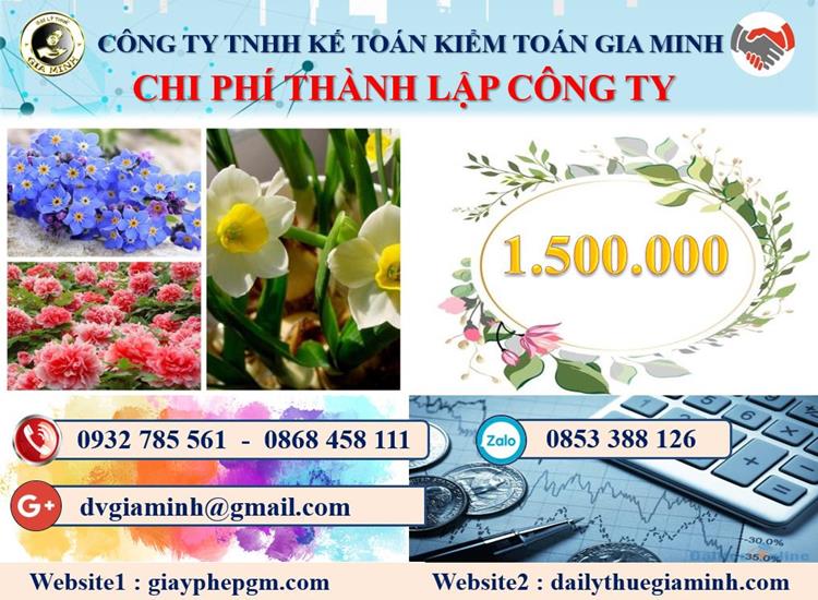 Chi phí thành lập công ty dược phẩm tại Hà Giang