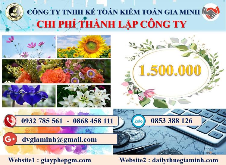 Chi phí thành lập công ty dược phẩm tại Hà Nội