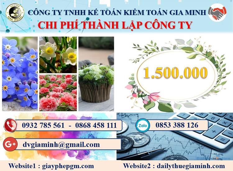 Chi phí thành lập công ty dược phẩm tại Huyện Thới Lai