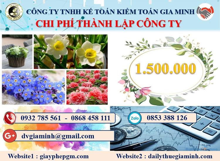 Chi phí thành lập công ty dược phẩm tại Ninh Thuận