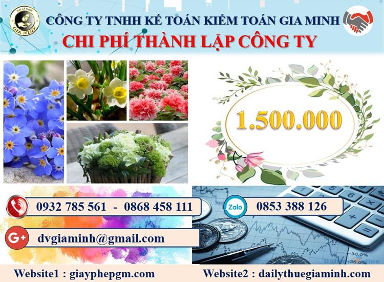 Chi phí thành lập công ty dược phẩm tại Thái Bình