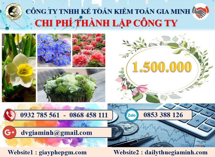 Chi phí thành lập công ty dược phẩm tại Thái Nguyên