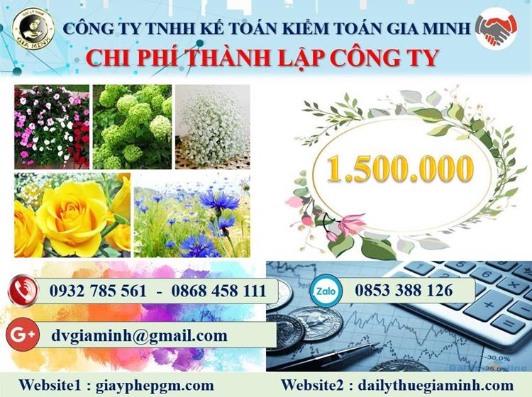 Chi phí thành lập công ty kinh doanh nội thất tại Bình Định