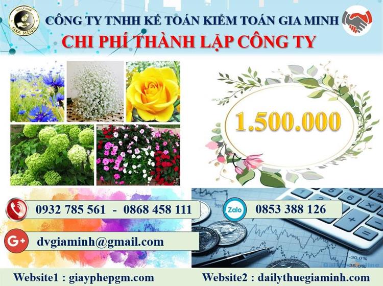 Chi phí thành lập công ty kinh doanh nội thất tại Bình Thuận