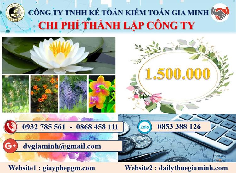 Chi phí tư vấn thành lập doanh nghiệp tại Nam Định