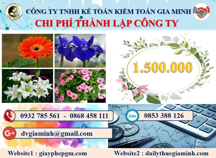 Chi phí tư vấn thành lập doanh nghiệp tại Tiền Giang