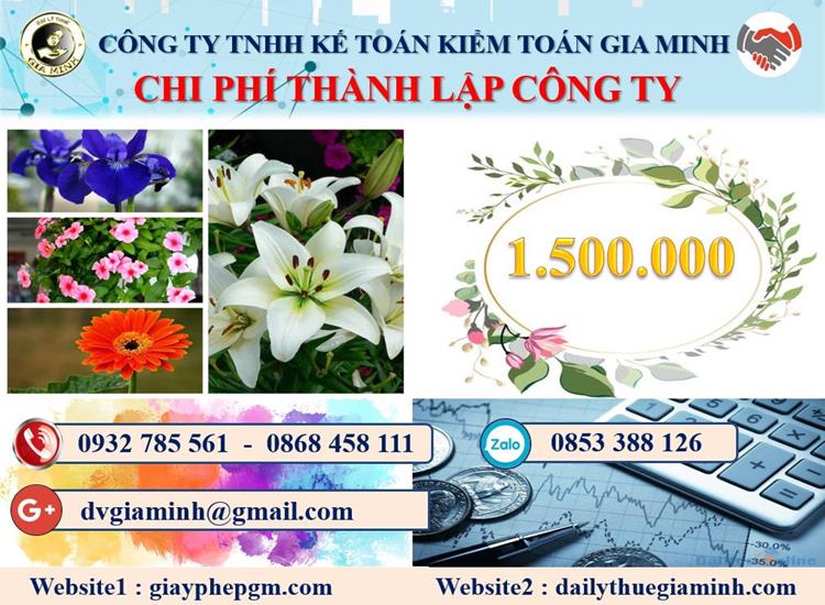 Chi phí tư vấn thành lập doanh nghiệp tại TP Hà Nội