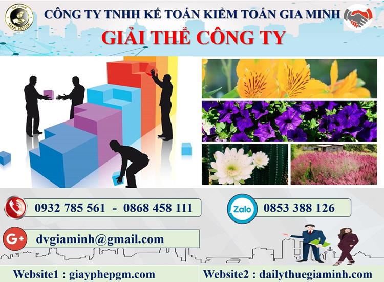 Thủ tục dịch vụ giải thể công ty nhanh gọn uy tín Huyện Phong Điền
