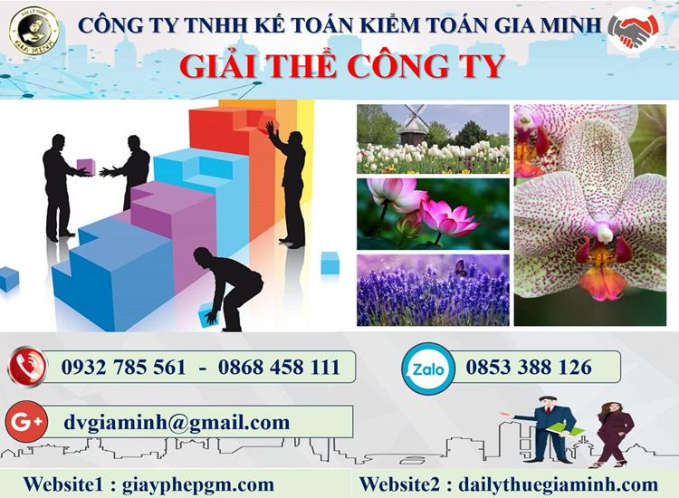 Thủ tục dịch vụ giải thể công ty nhanh gọn uy tín Huyện Thanh Oai
