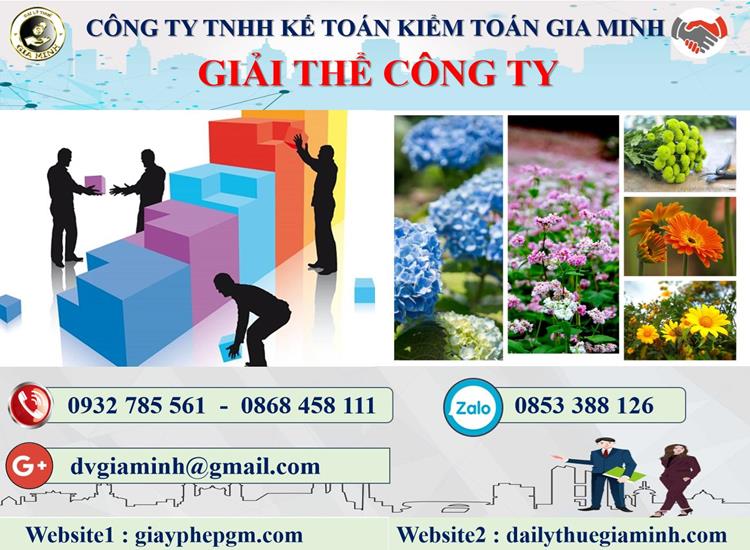Thủ tục dịch vụ giải thể công ty nhanh gọn uy tín Quận Phú Nhuận